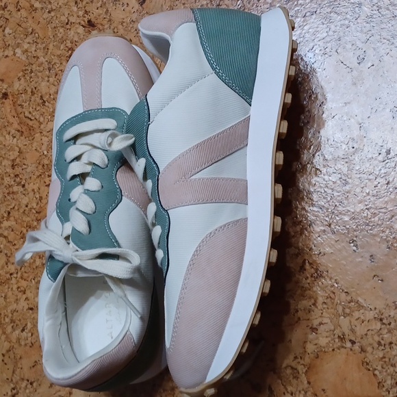 Altar'd State by Dolce Vita Women's Milana Ivory/Sage/Rose Textile Sneakers 8.5 - Picture 5 of 9